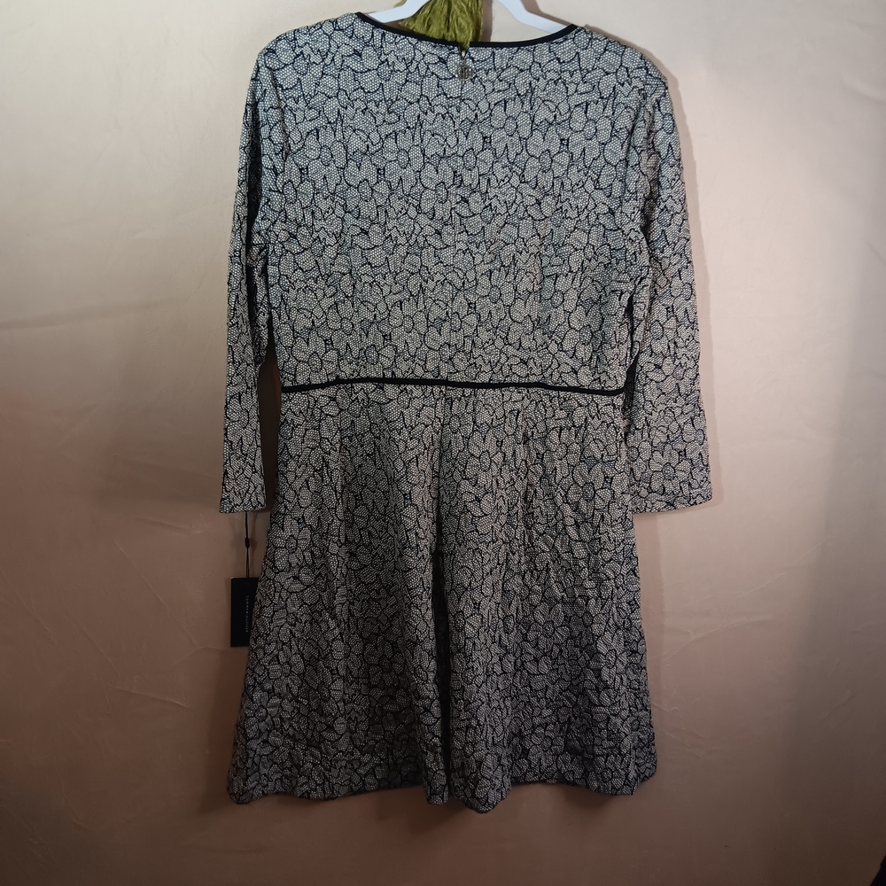 Tommy Hilfiger 🪞 Monochrome Floral Midi Dress - Picture 10 of 12